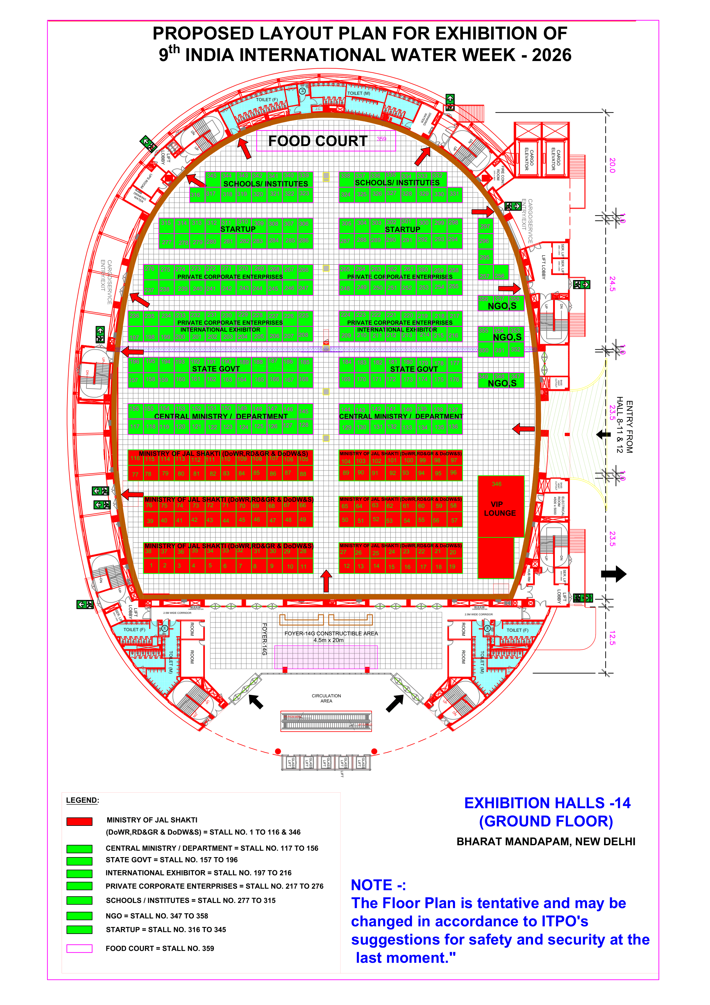 Exhibition Hall Layout